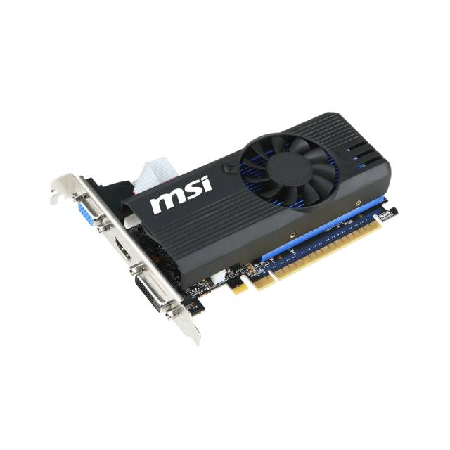 MSI NVIDIA GeForce GT 730 2GB GDDR5 VGA/DVI/HDMI Low Profile pci-e ...